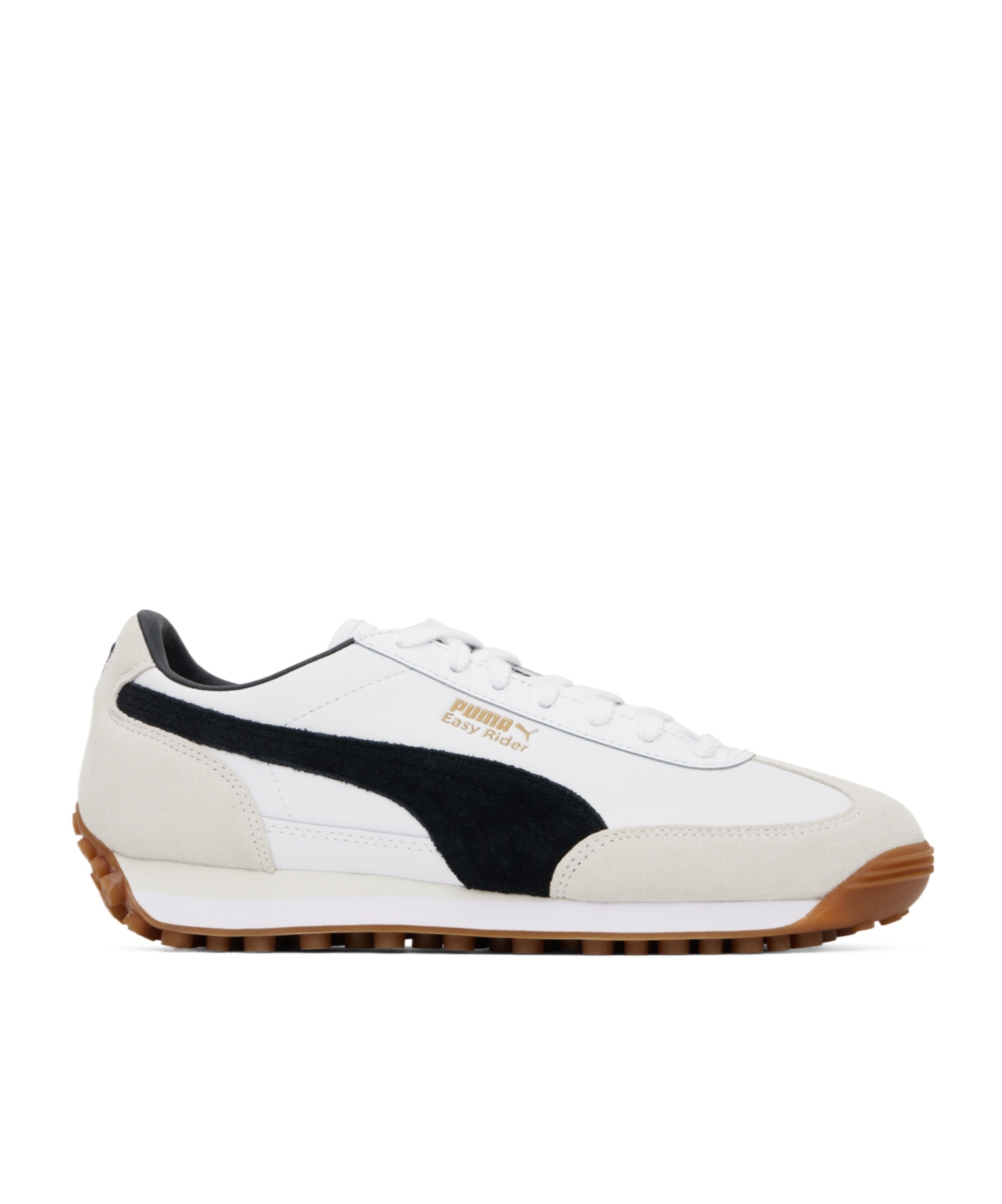 Puma Round-toe Low-top Casual Shoes In White