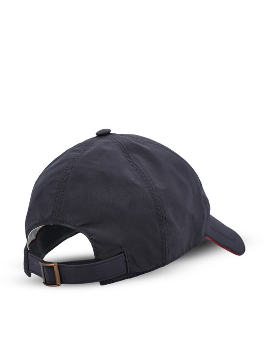 Brunello Cucinelli Men Logo Baseball Cap In Blue