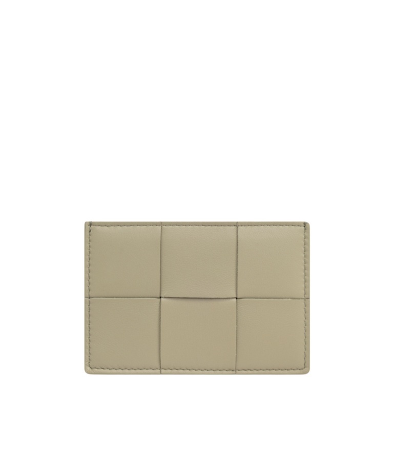 Bottega Veneta Cassette Card Bag In Nude