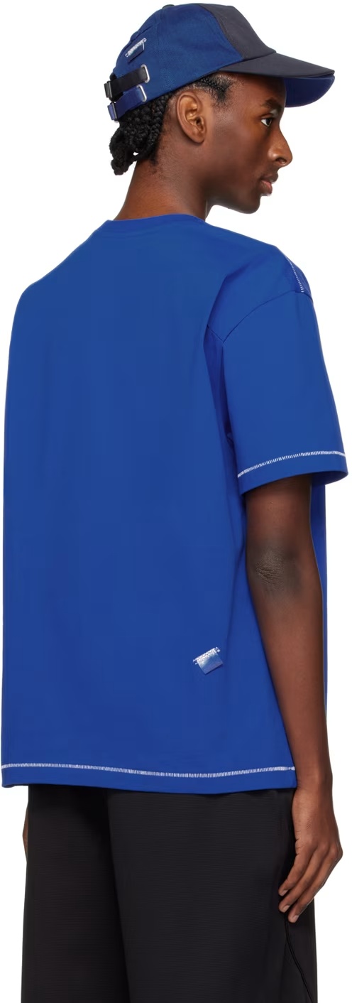 Ader Error Short-sleeved T-shirt In Blue