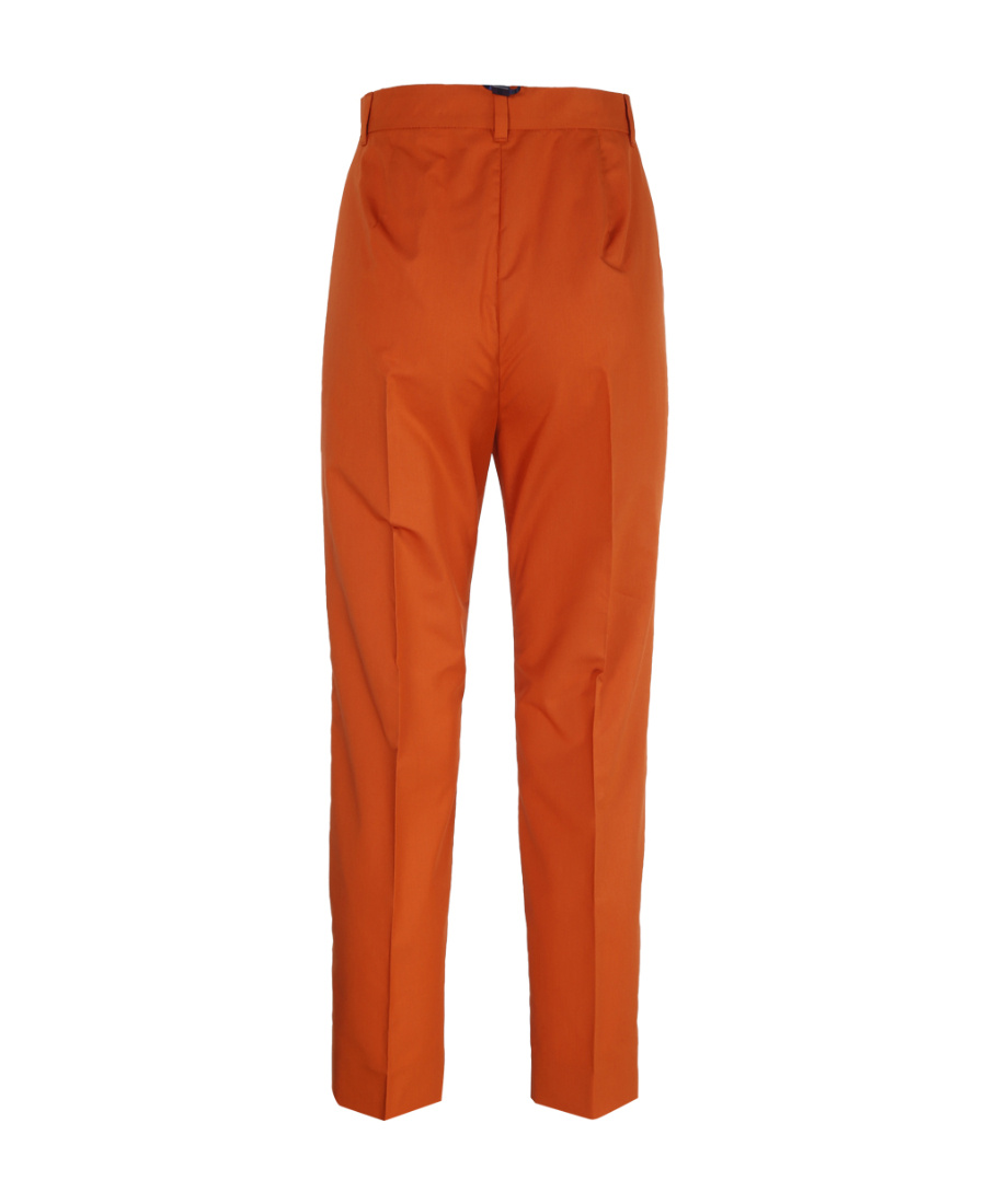 Max Mara Straight Casual Pants In Brown