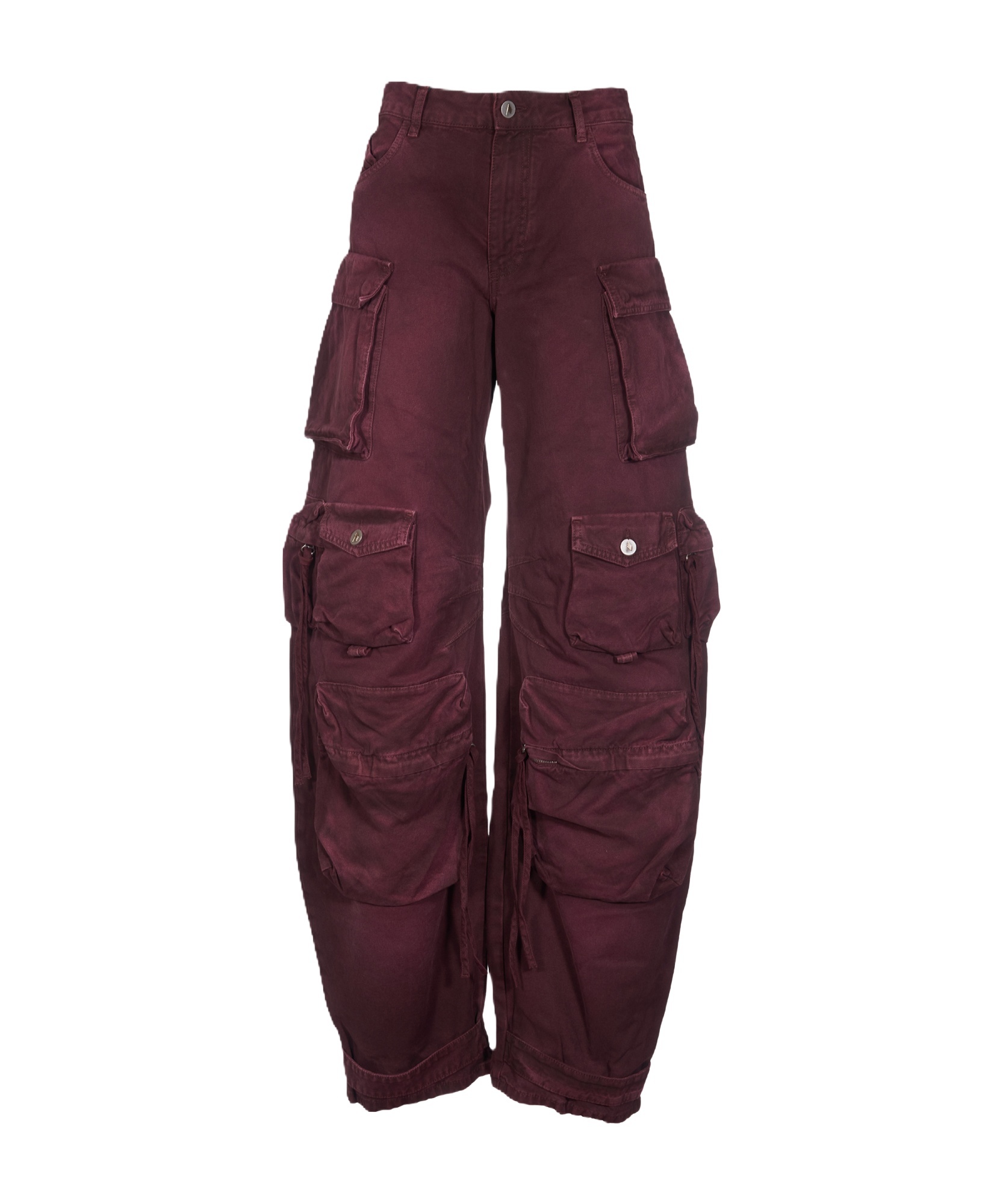 Attico Jeans In Red