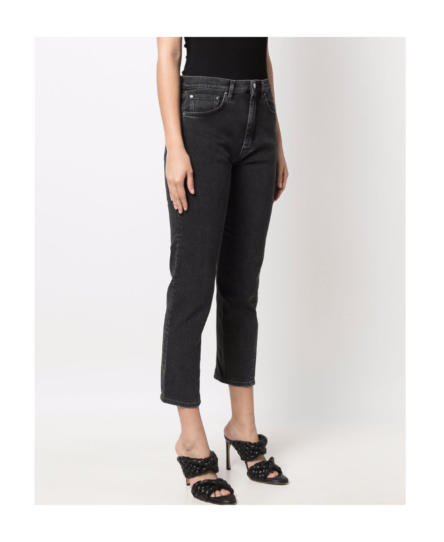 Totême Toteme Women Twisted Seam Denim Full Length In Black