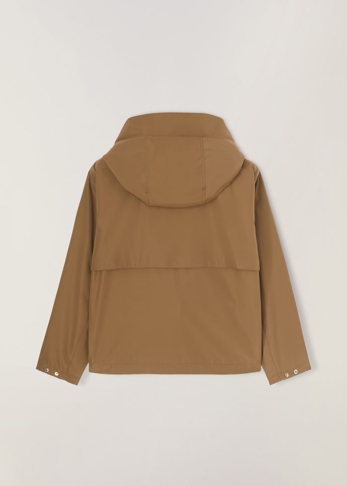 Loro Piana Hooded Casual Jacket In Smoky Tree Color