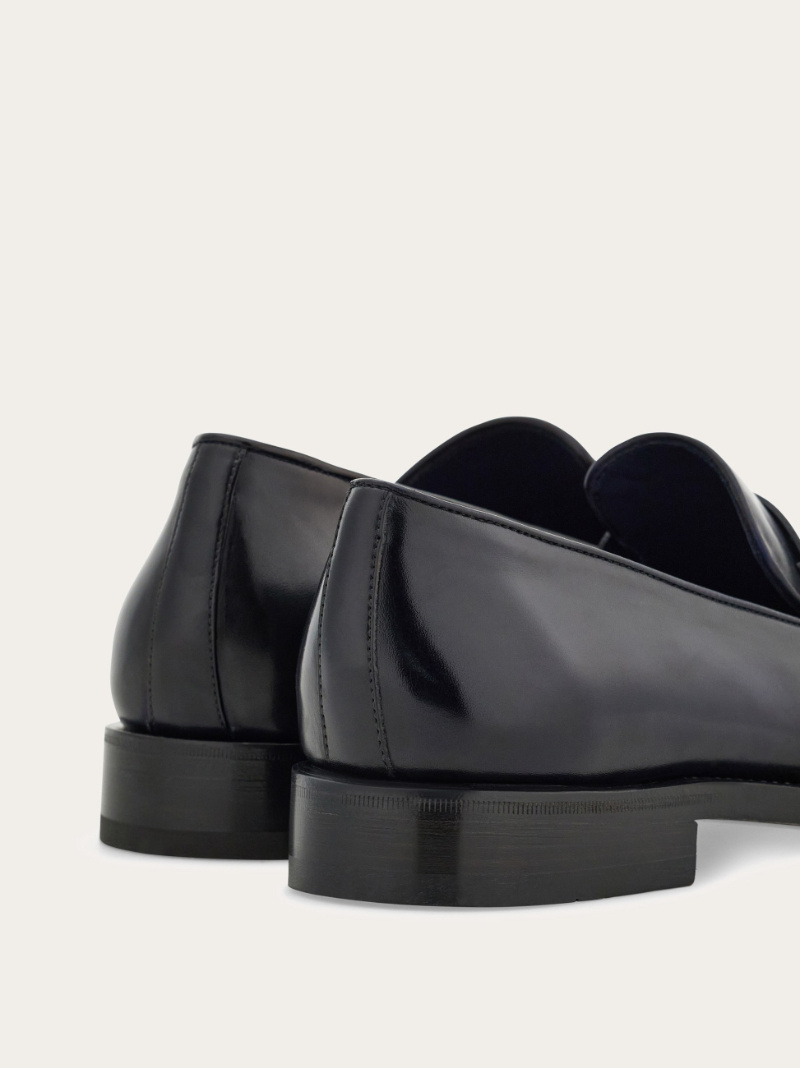Ferragamo Tramezza Penny Loafer In Blue