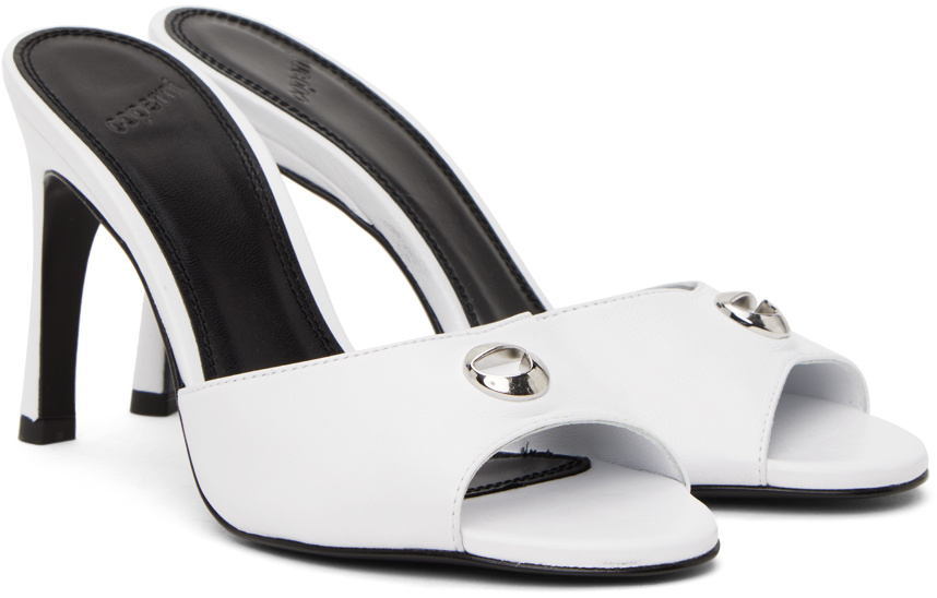 COPERNI LOGO ROUND HEAD HIGH-HEELED SANDALS 
