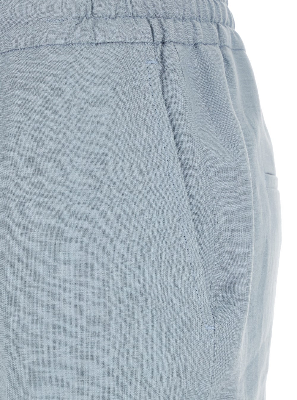 Eleventy Drawstring Casual Pants In Gray