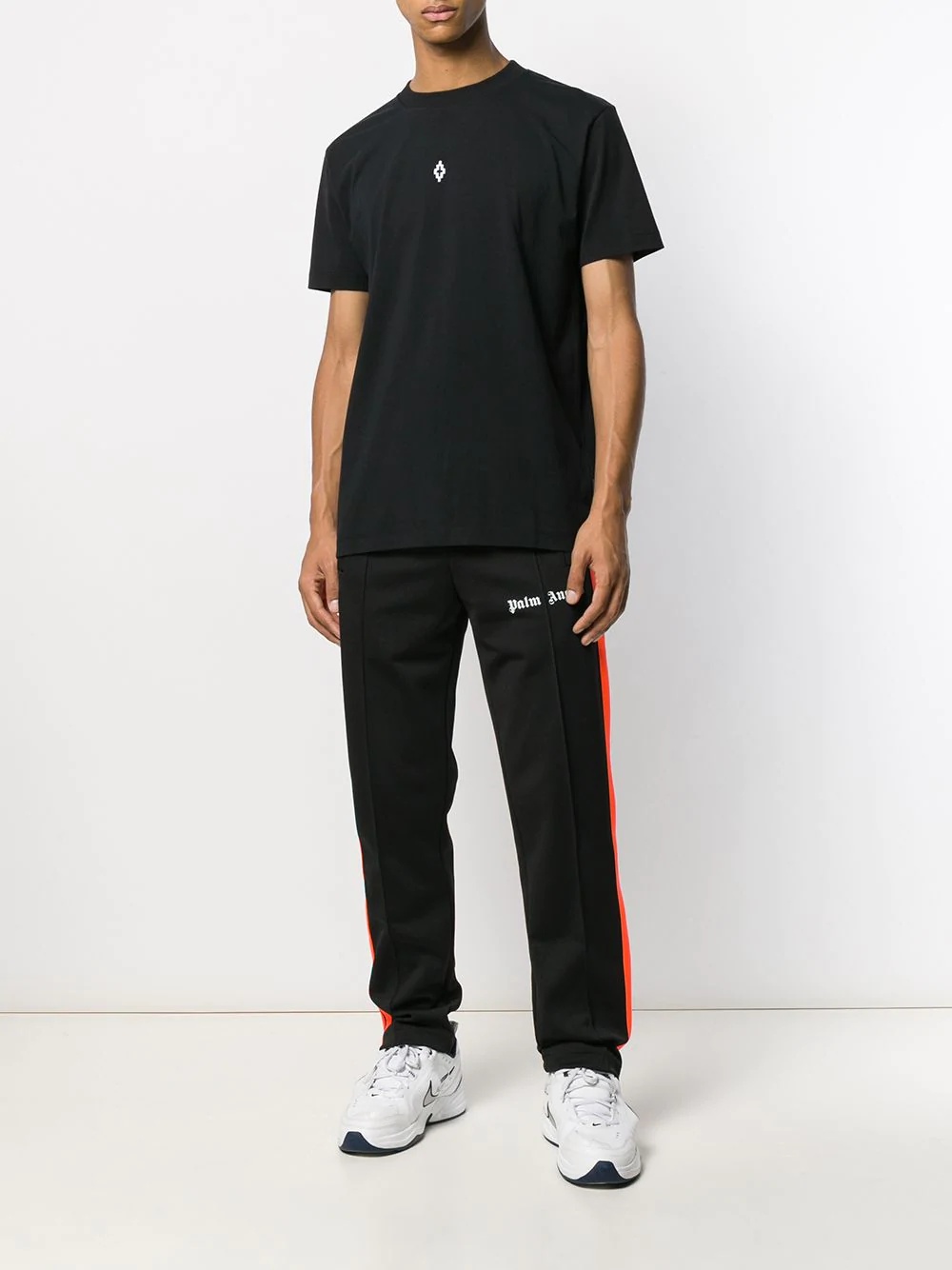 Marcelo Burlon County Of Milan Fantasy Print T-shirt In Black
