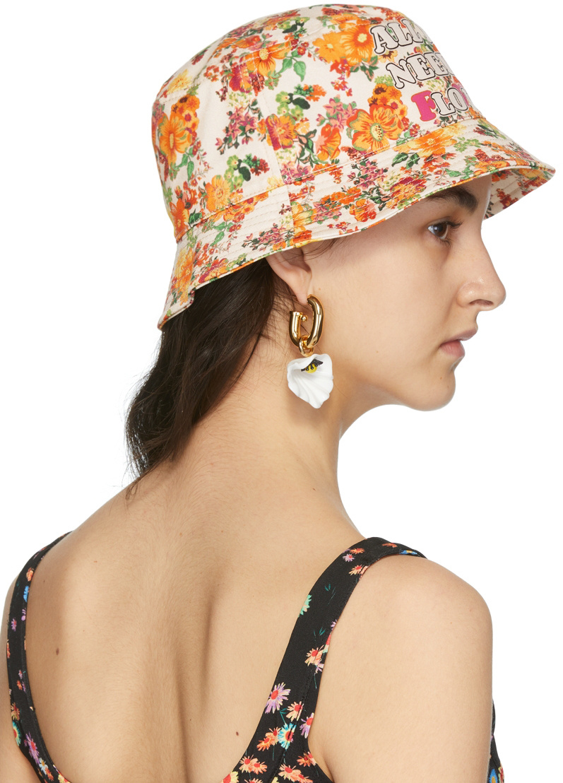 Rabanne Multicolored Fisherman's Hat In Nude