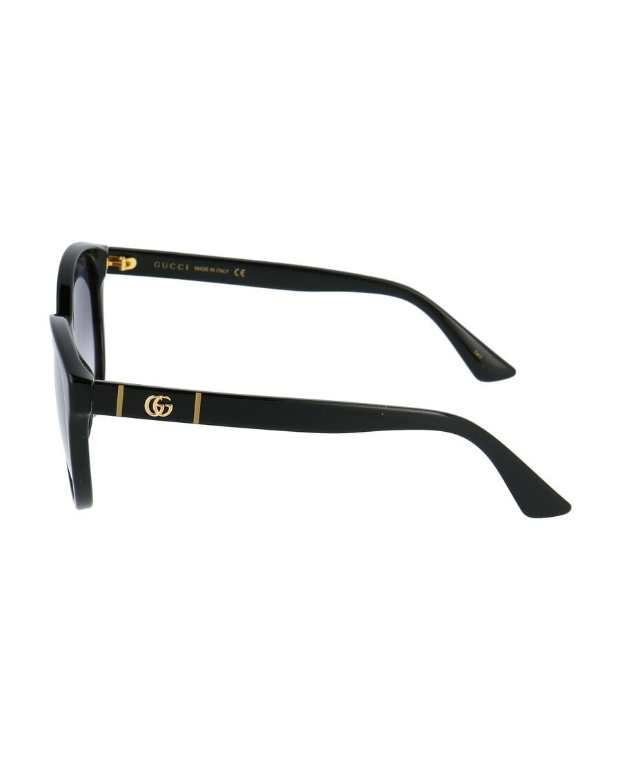 Gucci Round-frame Gradient Sunglasses In Gray