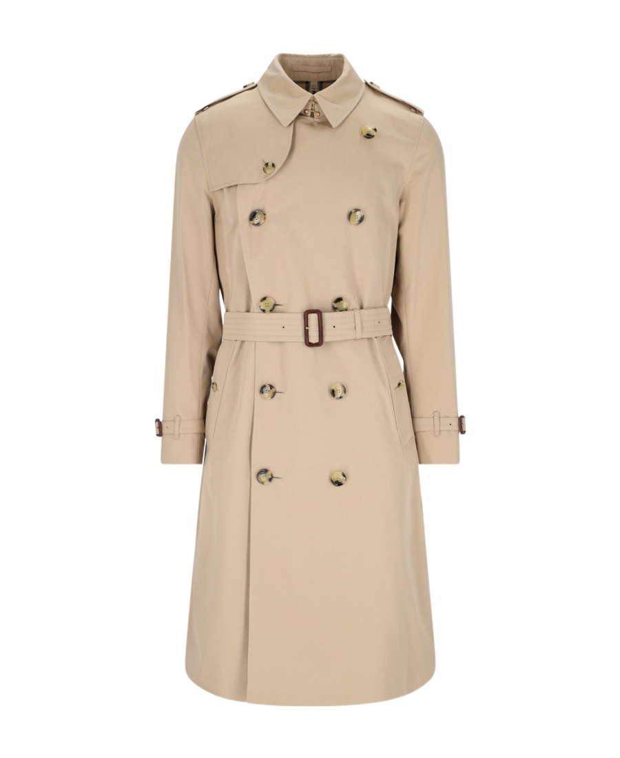 Burberry Kensington Coat In Beige