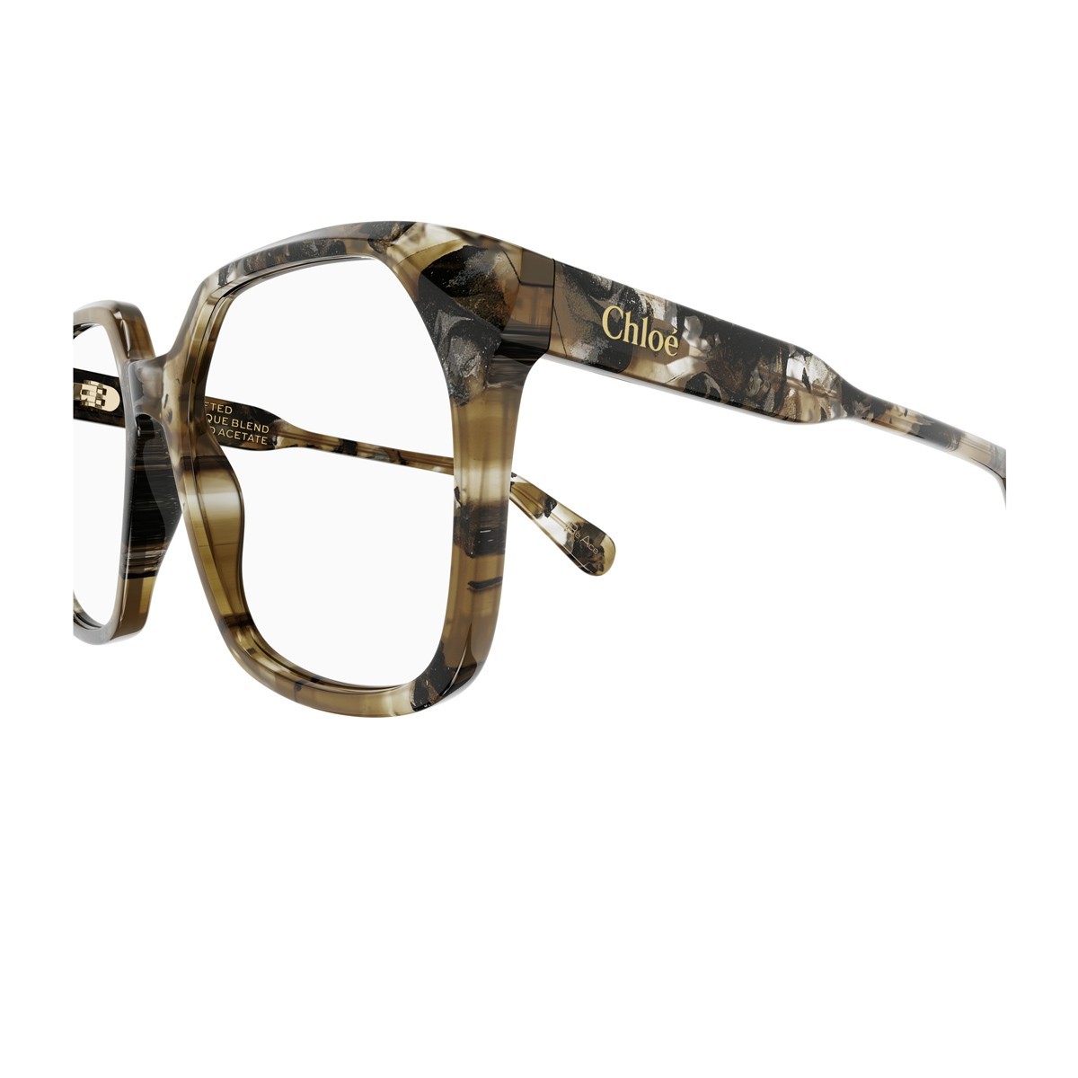 Chloé Square-frame Glasses In Multicolor