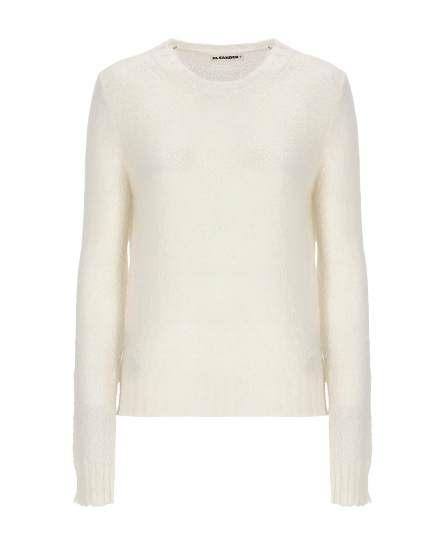 Jil Sander Textured Chunky-knitted Jumper In White