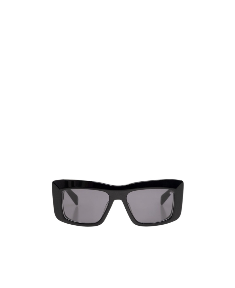 Balmain Logo Sunglasses In Gray