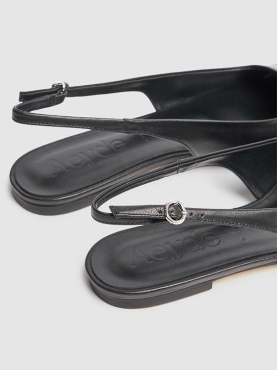 AEYDE SQUARE-TOED FLATS