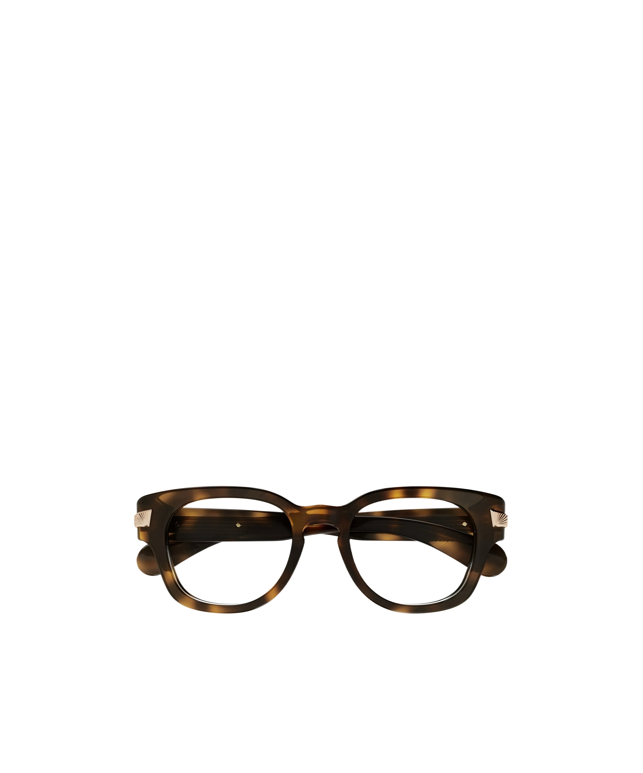Gucci Tortoiseshell Square-frame Glasses In Black