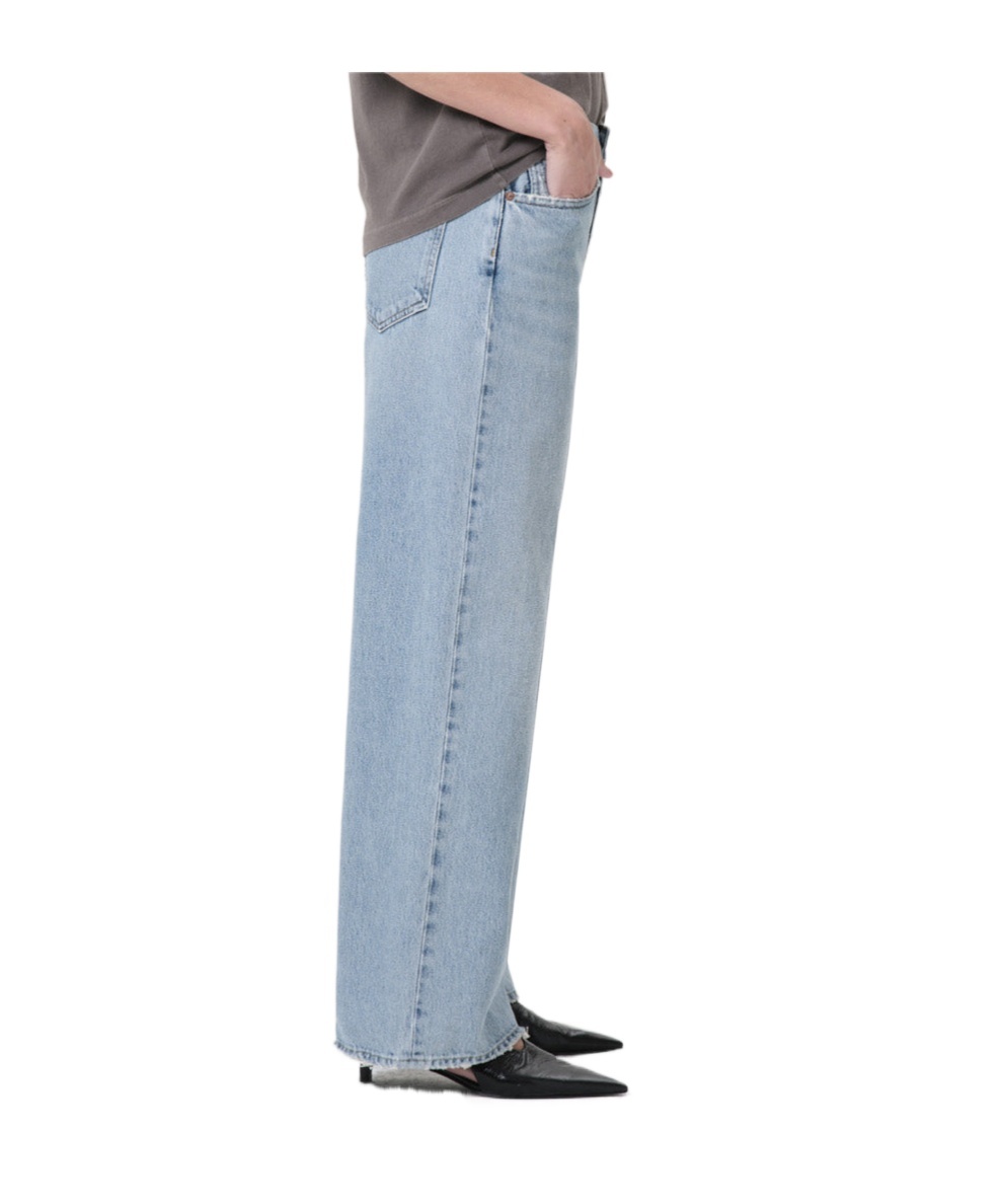 Agolde Ren High Waist Wide Leg Pants In Encounter