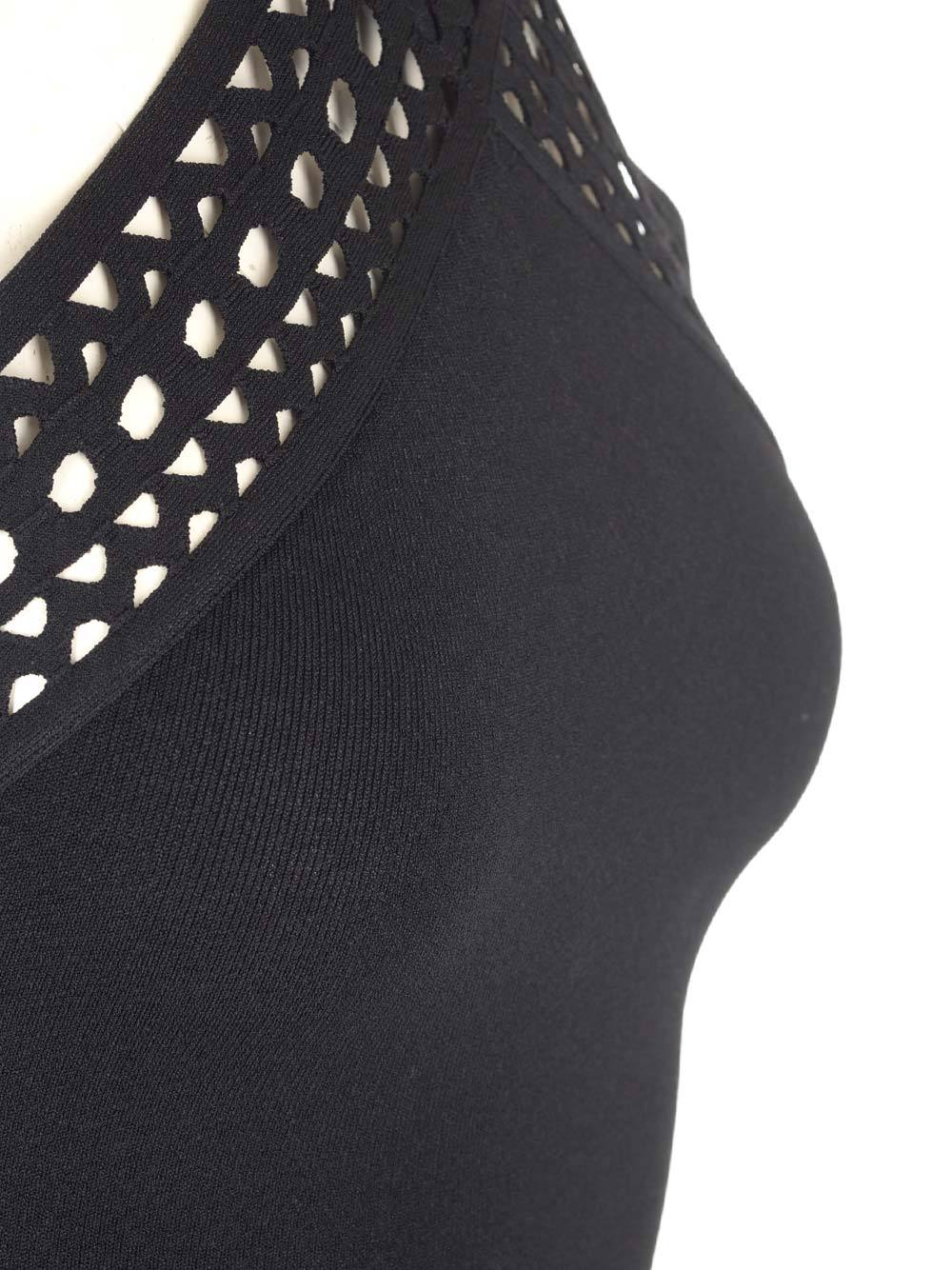 ALAÏA ALAÏA HALTERNECK CUT-OUT BODYSUIT