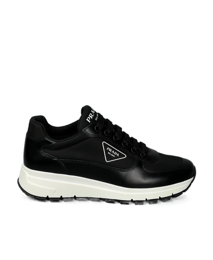 PRADA LOGO DETAILS LOW-TOP CASUAL SHOES