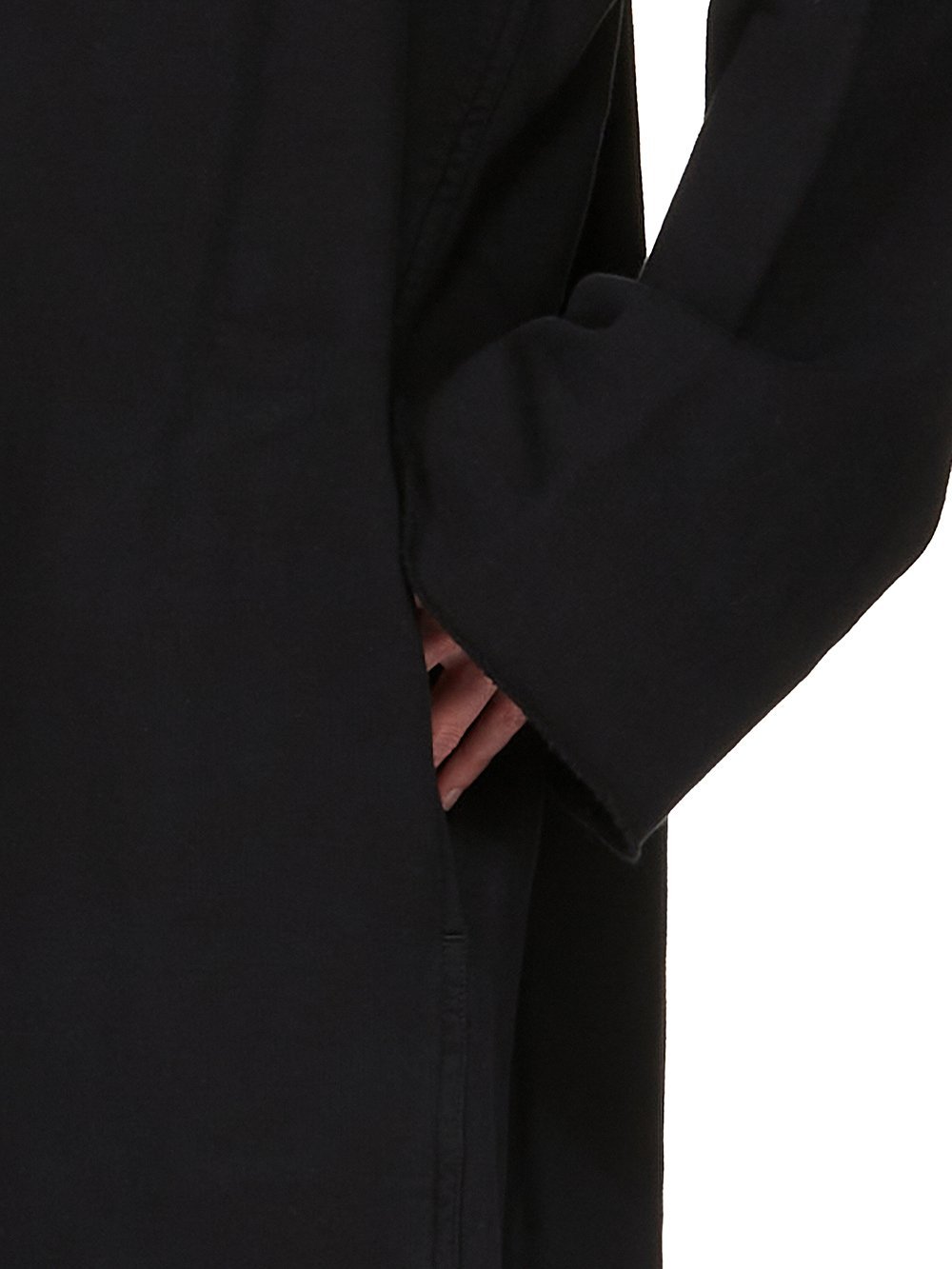 Rick Owens Drkshdw Long-sleeved Hoodie In Black