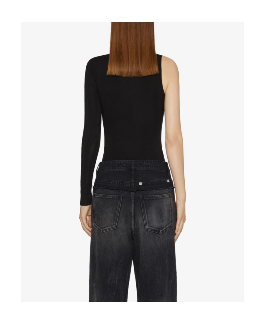 Givenchy One-shoulder Jumpsuit In Black