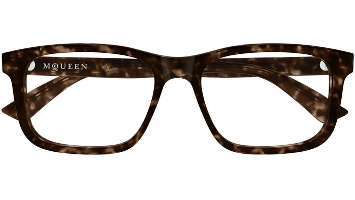 Alexander Mcqueen Full-frame Flat Mirror In Brown