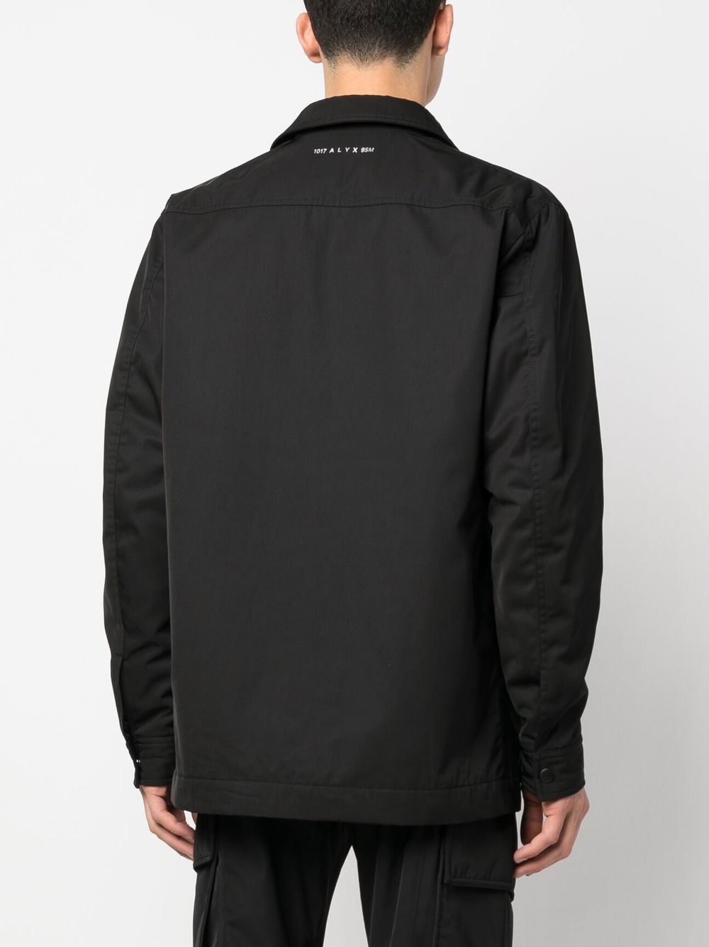 Alyx Long-sleeved Shirt-style Casual Jacket In Black