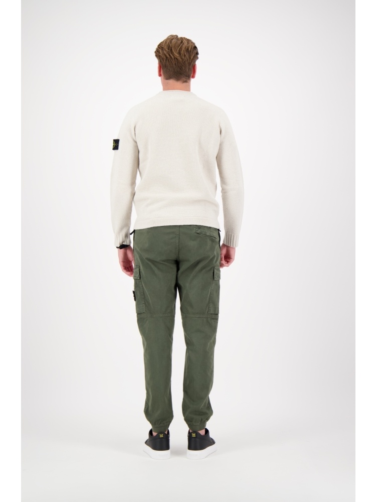 Stone Island 508a3 Maglia In Lana In White