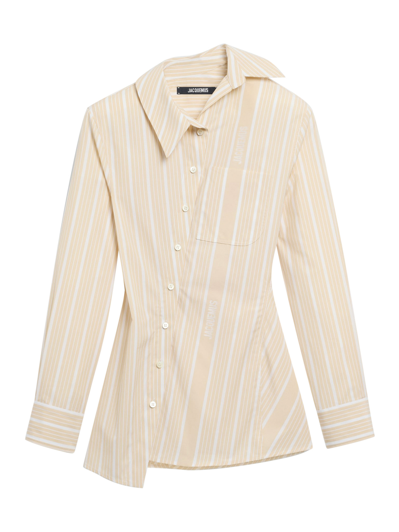 Jacquemus La Chemise Pablo Shirt In Nude
