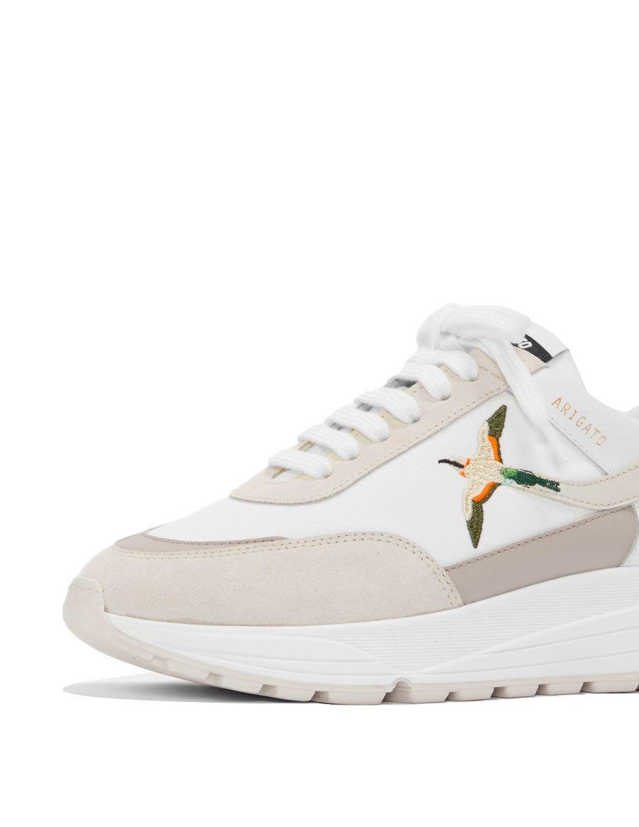 Axel Arigato Logo Lace-up Sneakers In White