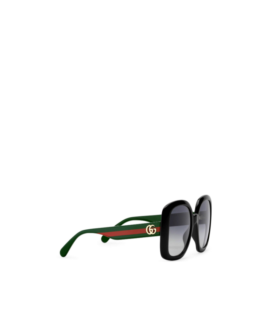 Gucci Rectangular-frame Acetate Sunglasses In Gray