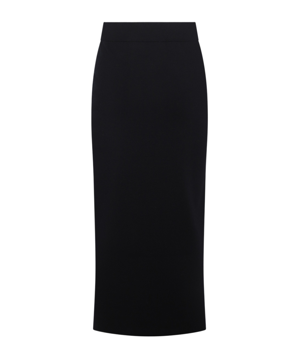 Fabiana Filippi Knit Pencil Skirt In Black