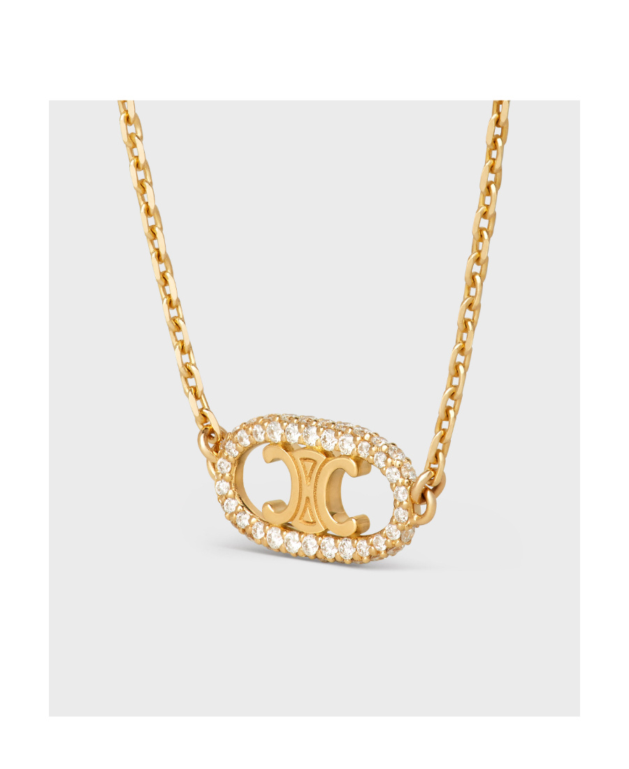 CELINE MAILLON TRIOMPHE BRACELET IN YELLOW GOLD AND DIAMONDS