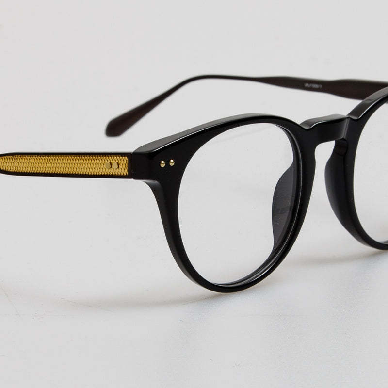 Linda Farrow Kaan Oval Optical Frame In Black In Black
