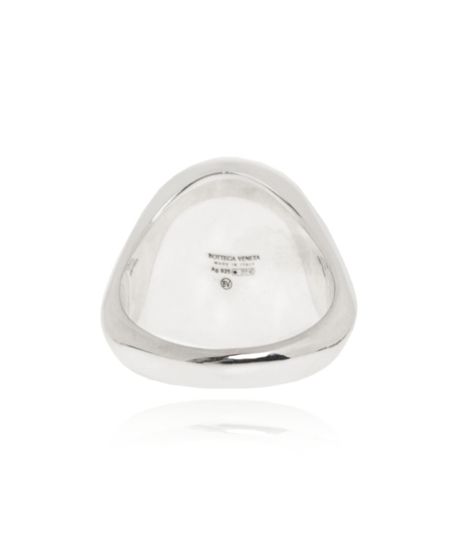 Bottega Veneta Round Ring In White