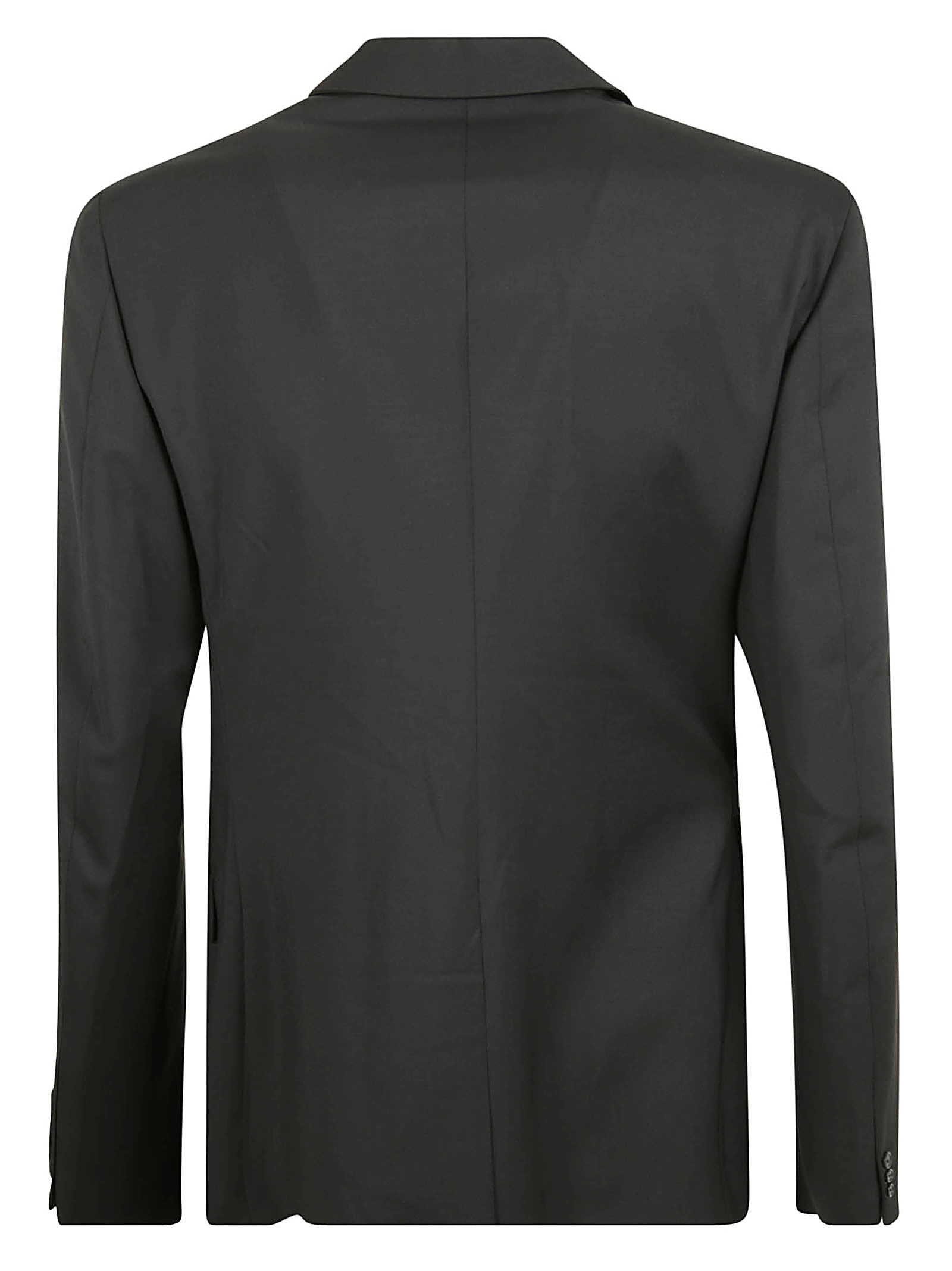 Prada Lapel Suit Jacket In Black