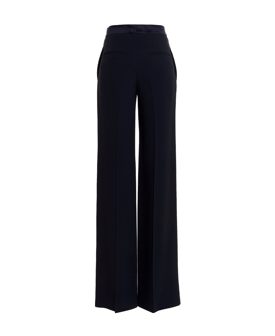 Ermanno Scervino Trousers Wide Leg Elastic Waistband In Black
