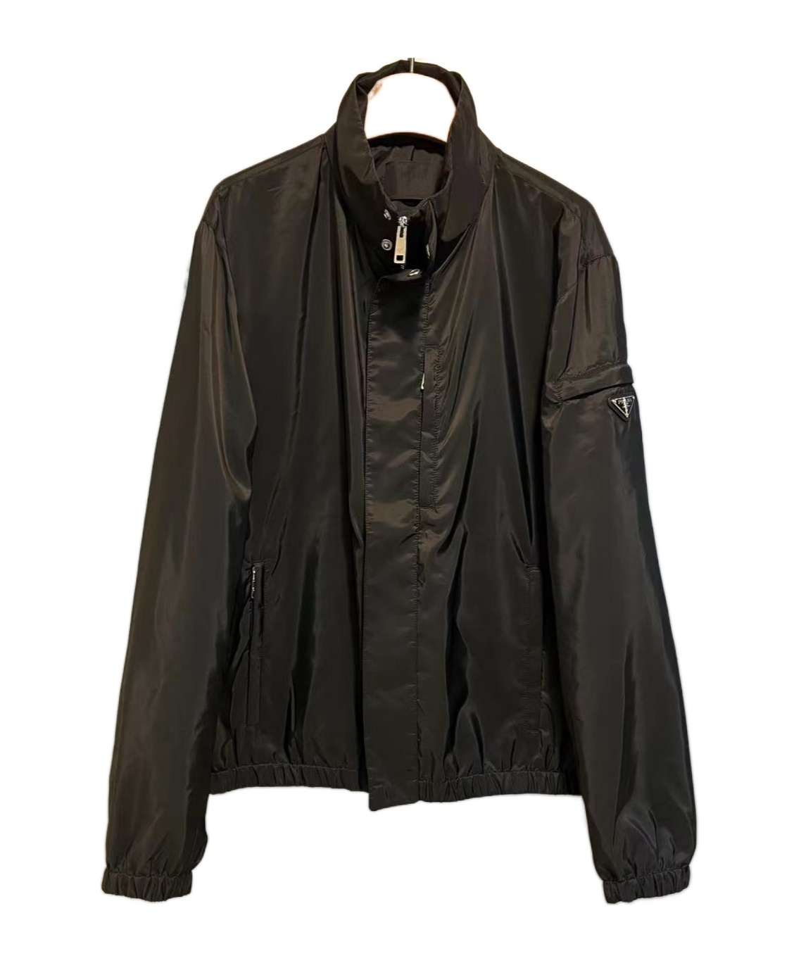 Prada Long Sleeve Casual Jacket In Brown