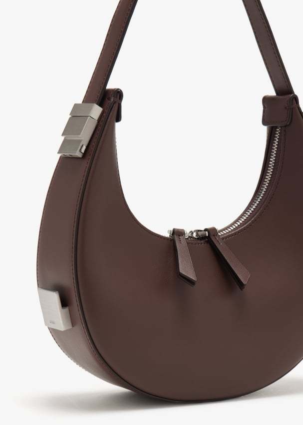 Osoi Zippered Shoulder Bag In Brown