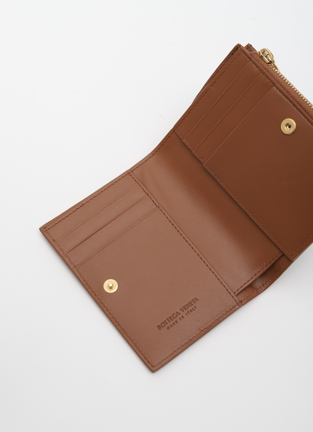 Bottega Veneta Woman Wallet Tan Size - Leather In Brown