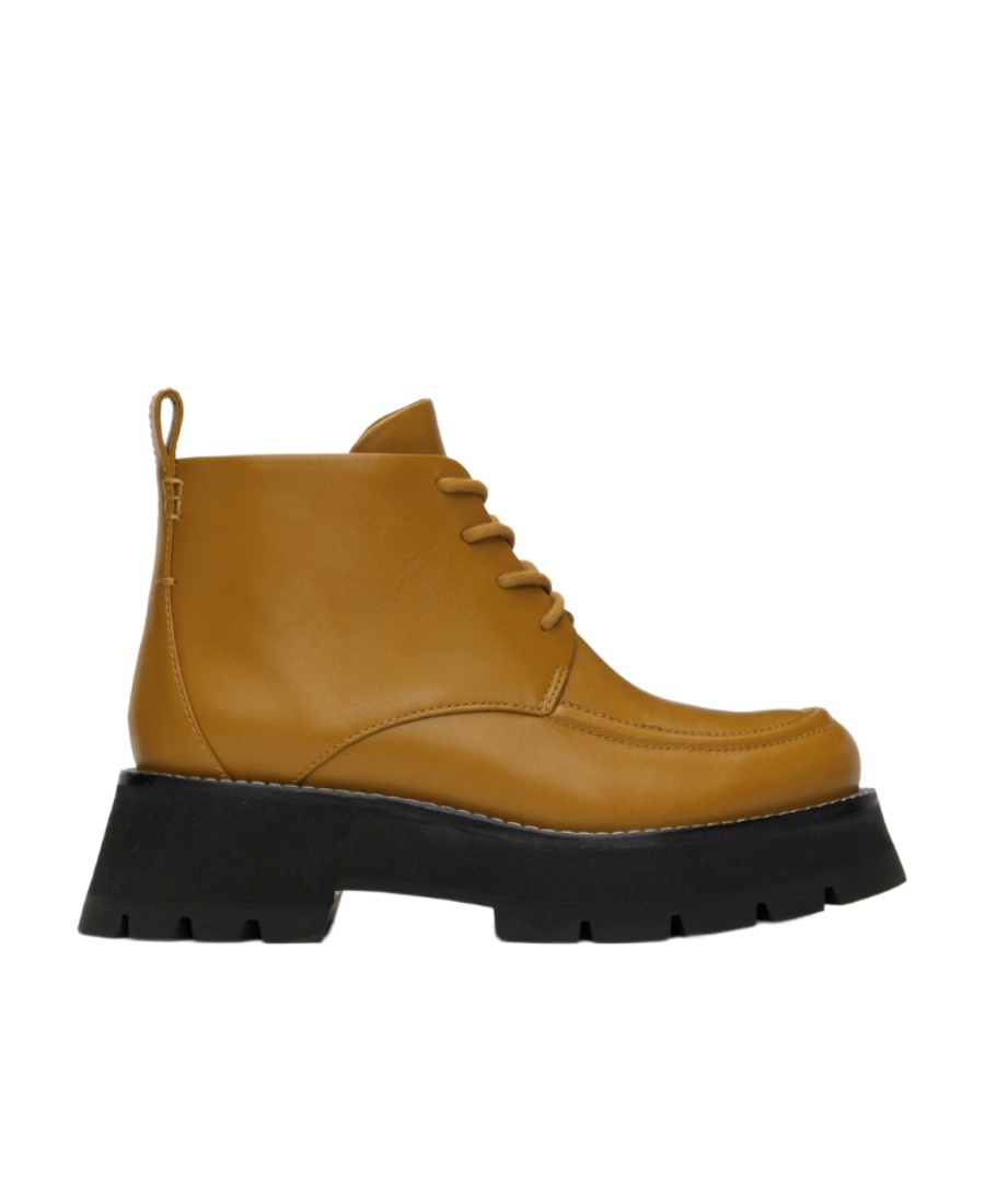 3.1 Phillip Lim Kate Lace-up Ankle Combat Boots In Brown