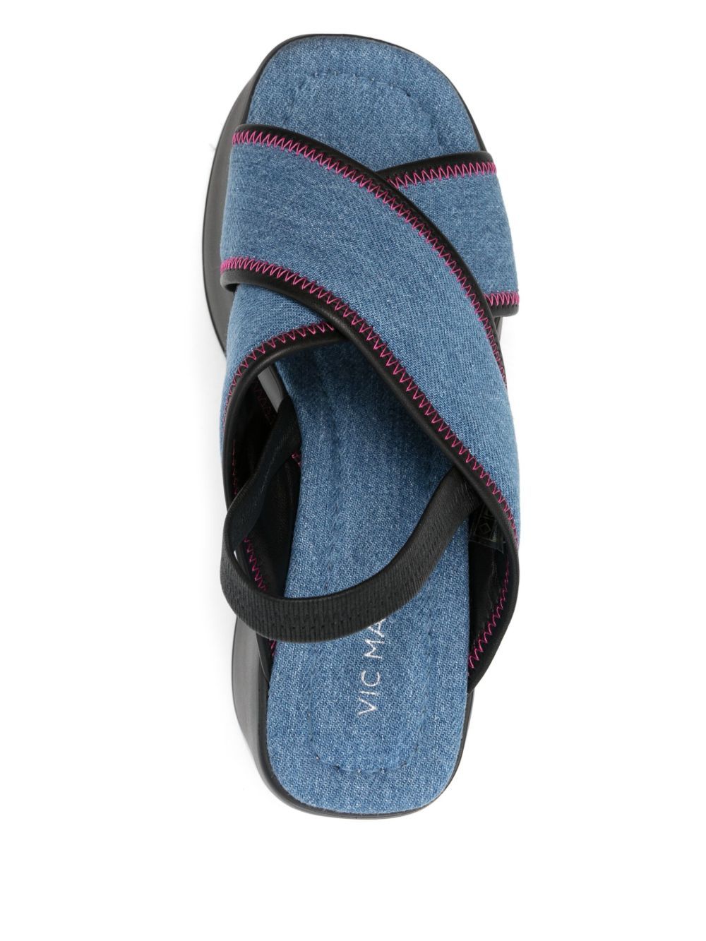 Vic Matie Platform High-heeled Sandals In Multi