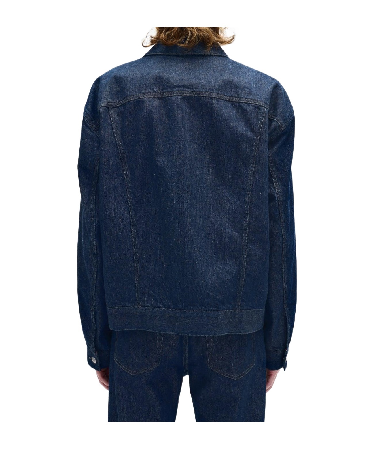 Ann Demeulemeester Patrick 5 Pocket High Comfort Jacket In Blue