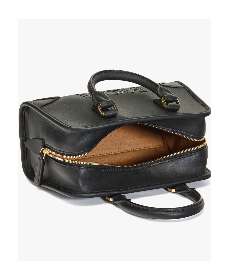 Mcm Aren Zip-up Mini Shoulder Bag In Black