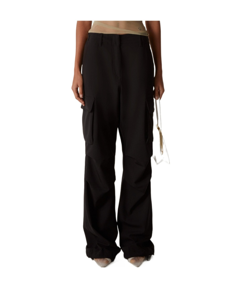 Coperni Wide-legged Overalls In Black