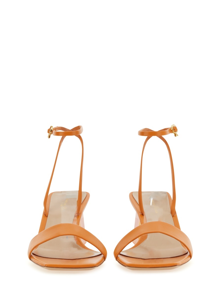 Gianvito Rossi Cosmic Graphic Heels For Women In Orange