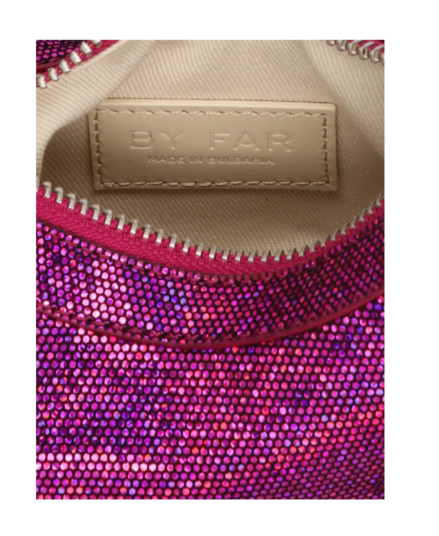 By Far Cosmo Glitter Detailed Bag In Red