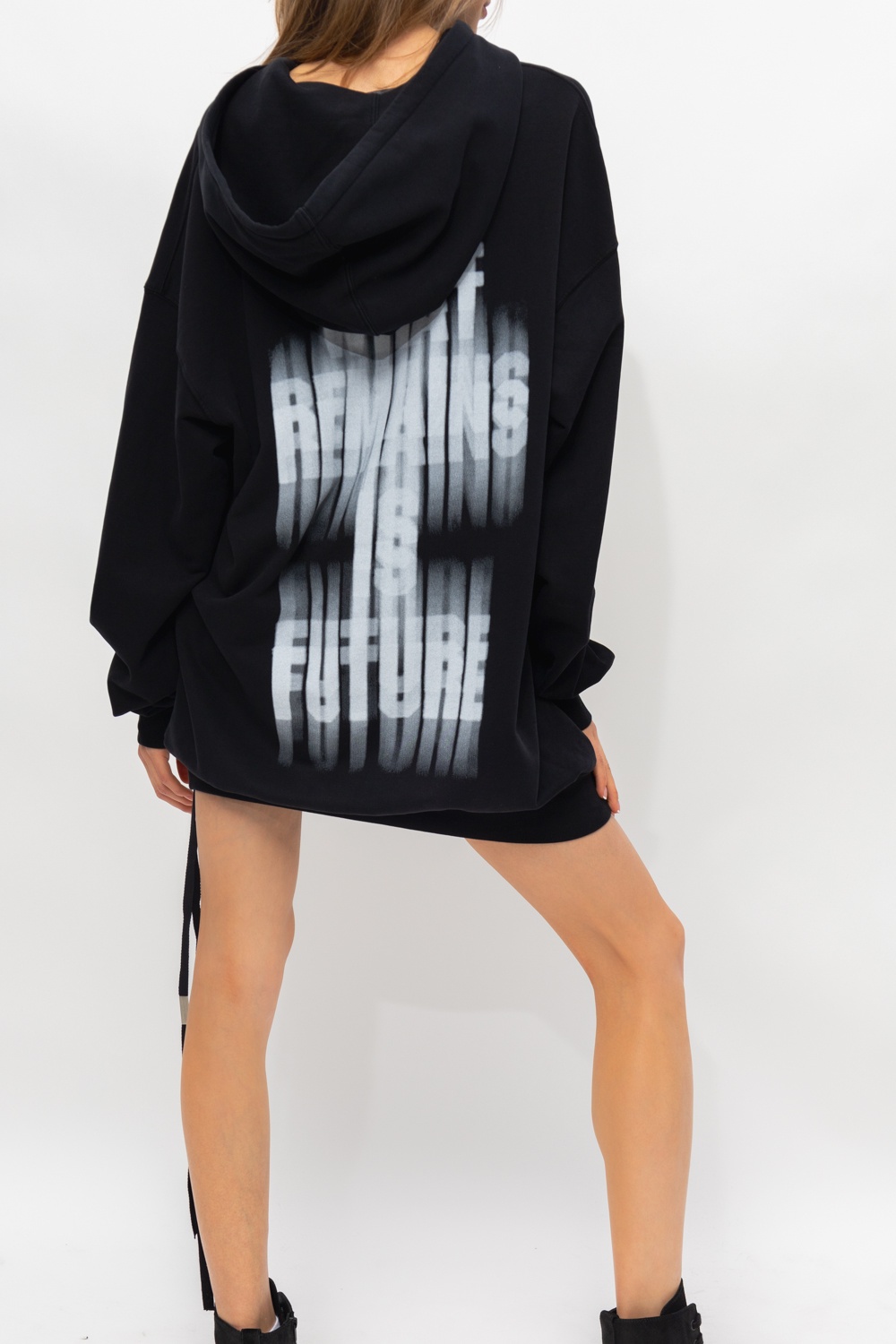 ANN DEMEULEMEESTER ANN DEMEULEMEESTER LONG-SLEEVED DRAWSTRING HOODIE