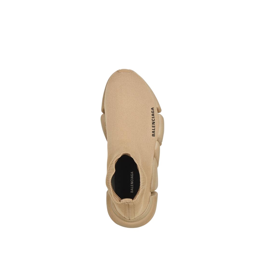 Balenciaga 30mm Speed Recycled Knit Sneakers In Nude