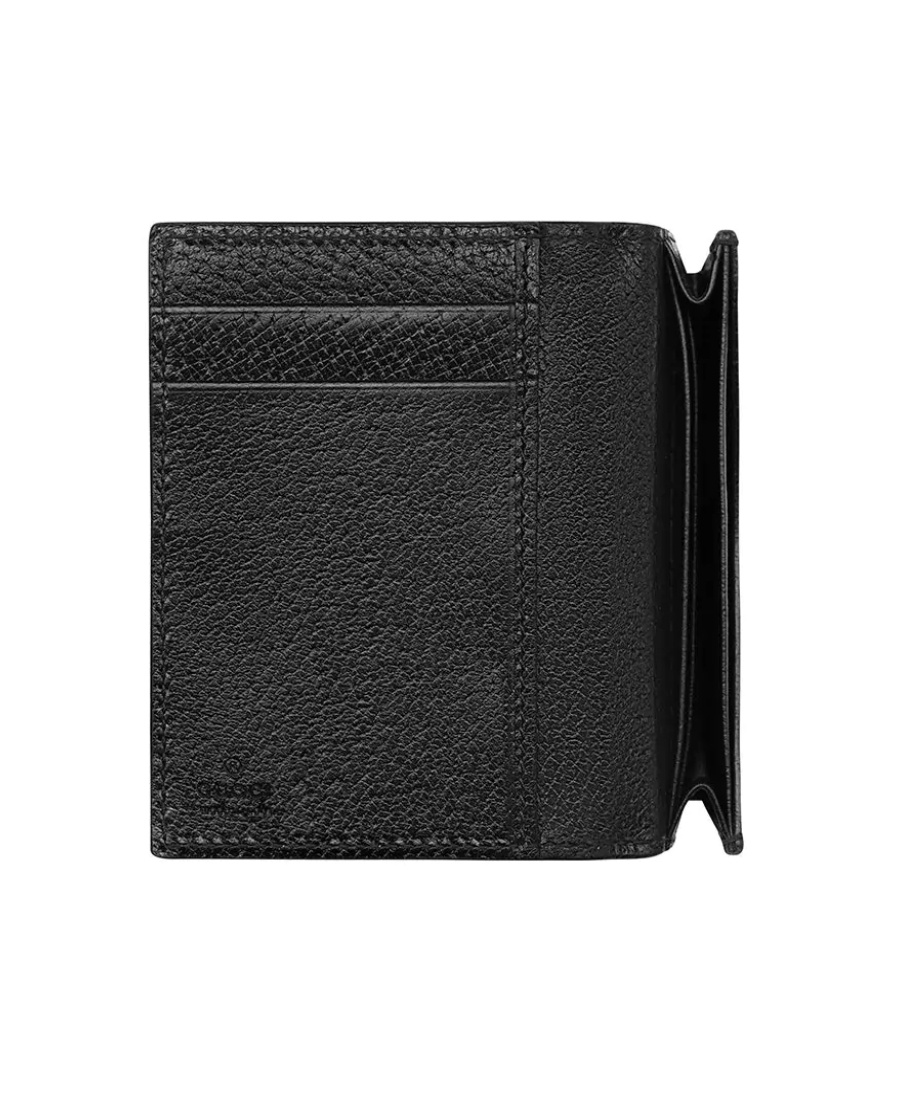 Gucci Gg Marmont Leather Card Case In Black